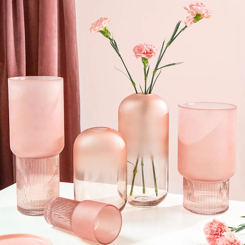 

Vases Nordic Home Decor Glass Home Decoration Accessories For Living Room 2020 Modern